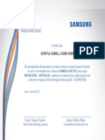 Diploma Samsung 2017