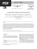 Method Subtractive Culstering