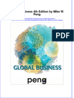 Global Business 4th Edition by Mike W Peng PDF