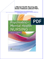 Psychiatric Mental Health Nursing 8th Edition by Shelia Videbeck Ebook PDF