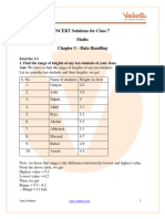 NCERT Solutions For Class 7 Maths Chapter 3 - Data Handling - .