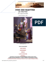 Le Livre Des Martyrs de John Foxe - Levigilant.com