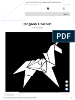 Origami Unicorn Men's Perfect Tee by BeeryMethod &#45 Design by Humans