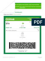 Boarding Pass Citilink