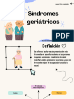 Presentaciòn Sindromes Geriatricos