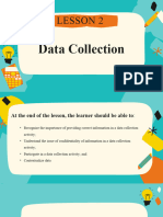 Lesson 2 Data Collection