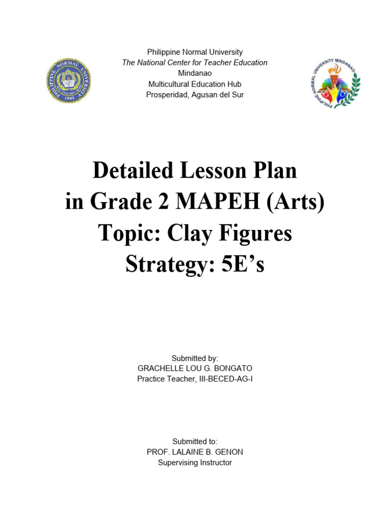 detailed-lesson-plan-in-teaching-mapeh-2-arts-clay-figure-5es