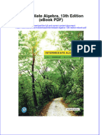 Intermediate Algebra 13th Edition Ebook PDF