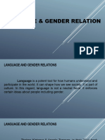 Language Gender Relation 3 4PM