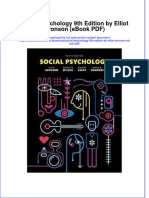 Social Psychology 9th Edition by Elliot Aronson Ebook PDDownload Social Psychology 9th Edition by Elliot Aronson Ebook PDF