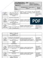 Planejamento de Matemática - Fundamental I - 9 ANO - 2024