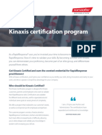 Kinaxis Certification Program Brochure Kinaxis