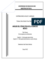 Análisis Del Código Fiscal de La Ciudad de México 2