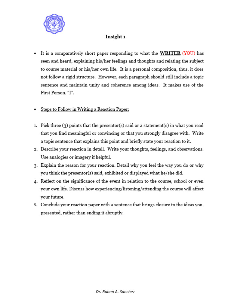 Insight Guidelines | PDF