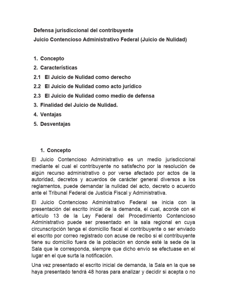 Juicio de Nulidad | PDF | Fiscal | Jurisdicción