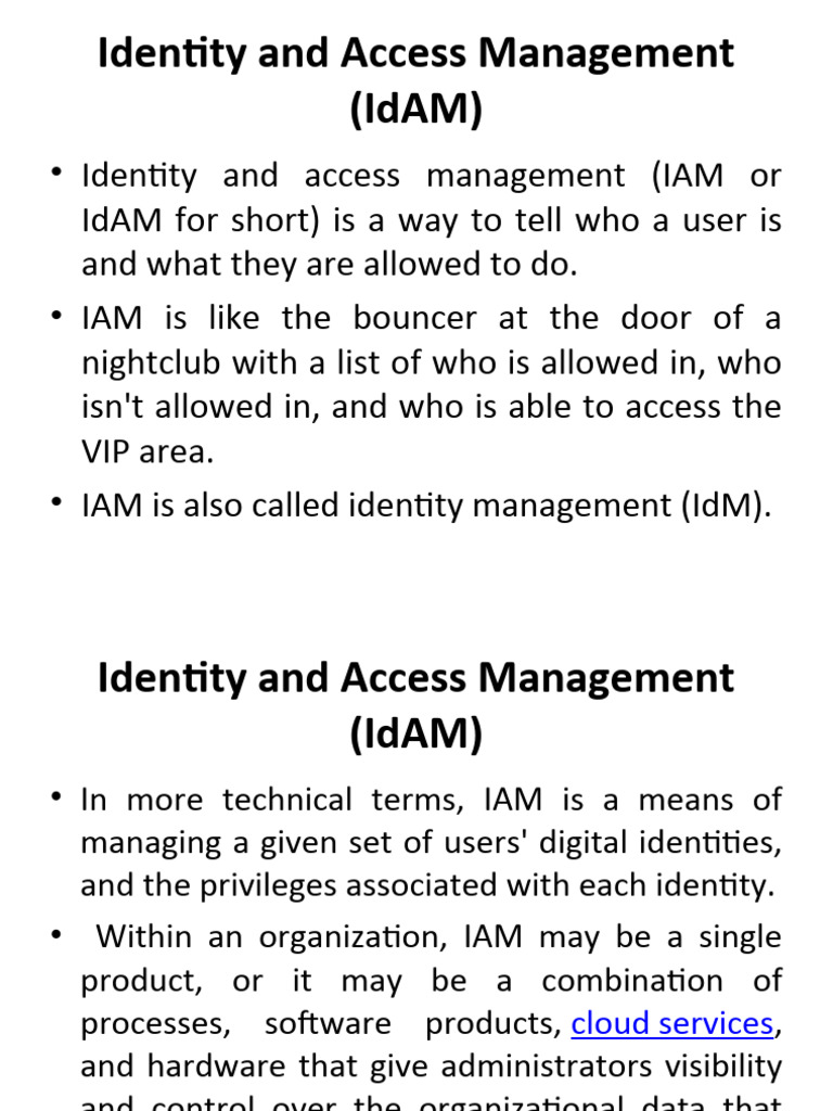Understanding Identity and Access Management | PDF | Security Hacker ...