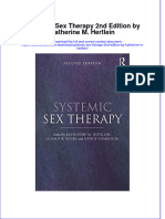 Systemic Sex Therapy 2nd Edition by Katherine M Hertlein PDF