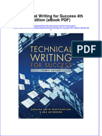 Technical Writing For Success 4th Edition Ebook PDF