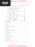 CBSE Class 7 French Practice Worksheets