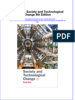 Textbook Society and Technological Change 8th Edition PDF