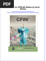 Textbook For Cfin 6th Edition by Scott Besley PDF