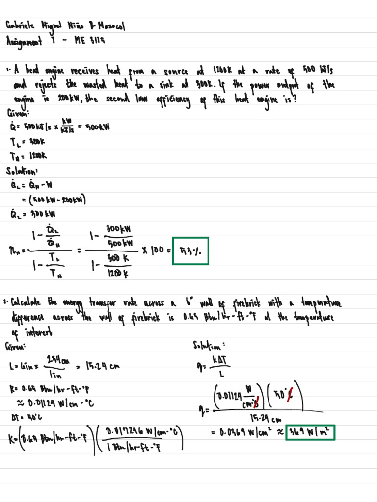 Assignment 1 Masocol ME 3115 | PDF