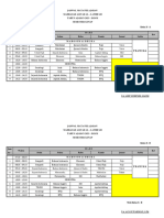 Jadwal Mapel Semester 2