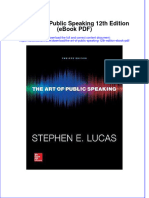 The Art of Public Speaking 12th Edition Ebook PDF