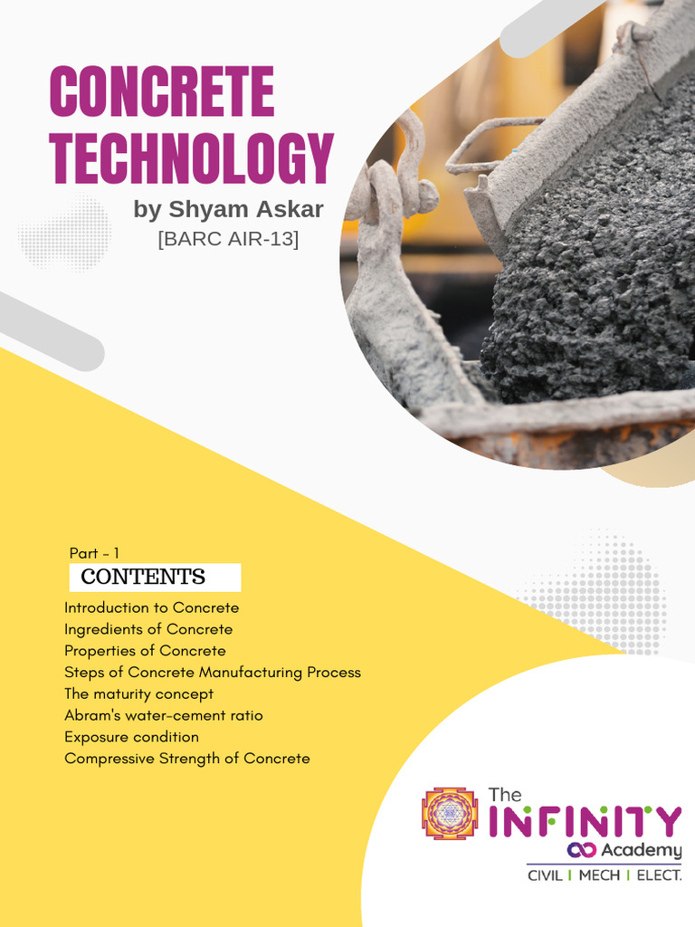 Advanced Concrete Technology Overview | PDF | Concrete | Cement