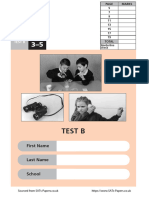 Ks2 Science 2003 Test B