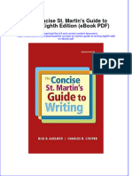 The Concise ST Martins Guide To Writing Eighth Edition Ebook PDF