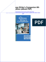 The Business Writers Companion 8th Edition Ebook PDF
