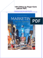 Marketing 14th Edition by Roger Kerin Ebook PDF