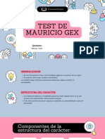 Test de Mauricio Gex