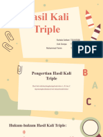 Hasil Kali Triple Kurang Contoh Soal