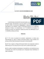 Estado Do Rio Grande Do Sul Prefeitura Municipal de Santa Maria Secretaria de Município Da Educação