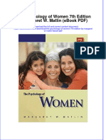 The Psychology of Women 7th Edition by Margaret W Matlin Ebook PDF