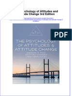 The Psychology of Attitudes and Attitude Change 3rd Edition PDF