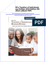 Mcgraw Hills Taxation of Individuals and Business Entities 2018 Edition 9th Edition Ebook PDF