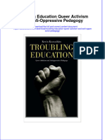 Troubling Education Queer Activism and Anti Oppressive Pedagogy PDF