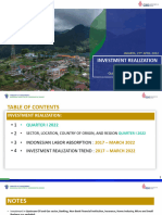 Paparan Realisasi Investasi Triwulan I 2022 Bahasa Inggris