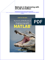 Numerical Methods in Engineering With Matlab 3rd Edition PDF