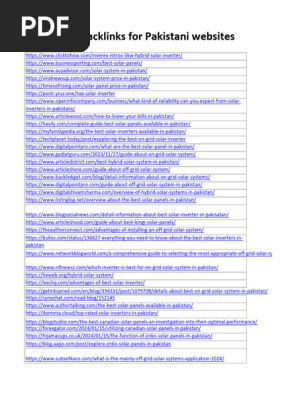 Back Links For Pakistani Websites