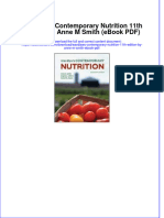 Wardlaws Contemporary Nutrition 11th Edition by Anne M Smith Ebook PDF