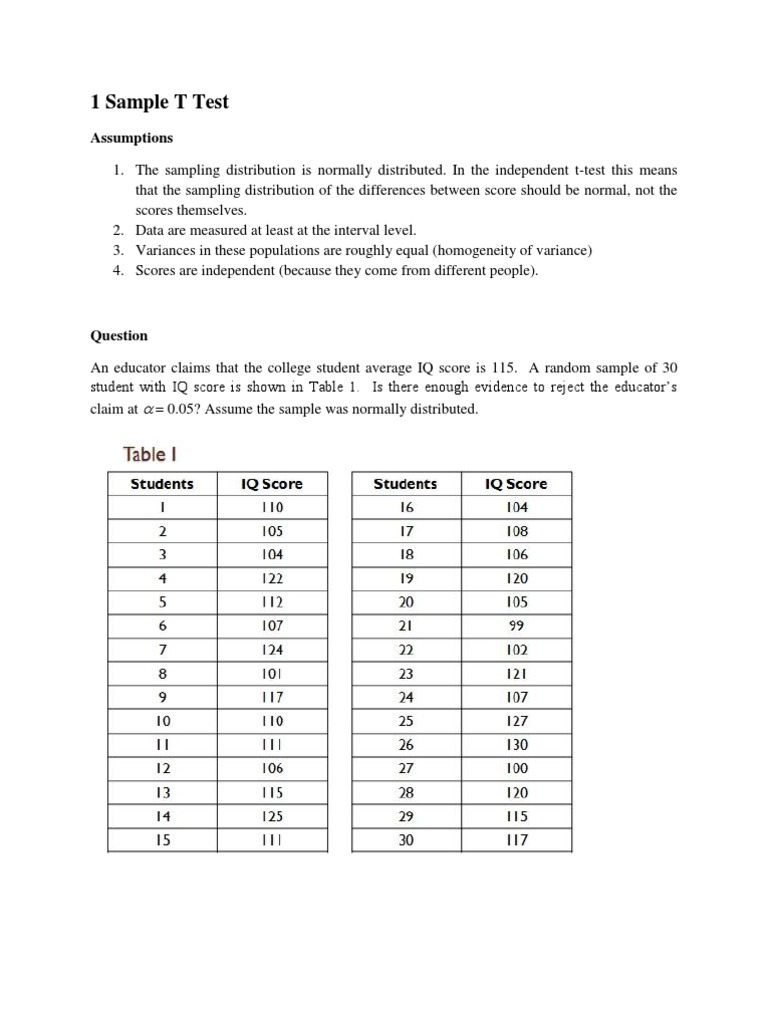 research studies using t test pdf