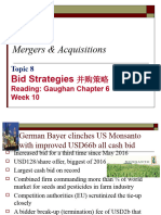 Bid Strategies (Week 11)