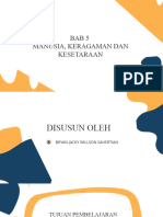 Bab 5 Manusia, Keragaman, Dan Kesetaraan