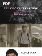 Behavioral Learning Theories