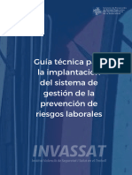 GT - 02 Guía Técnica para La Implantación Del Sistema de Gestión de La Prevención de Riesgos Laborales