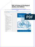Original PDF A Primer of Ecological Statistics 2nd Edition PDF